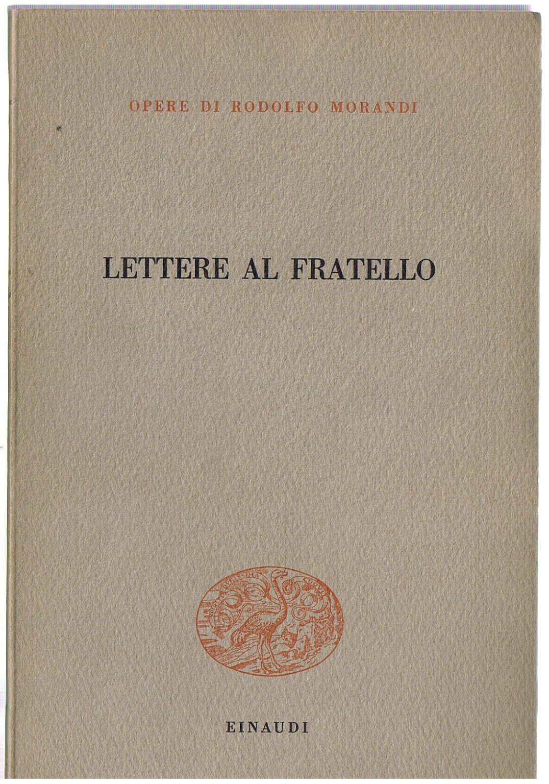 Morandi Rodolfo lettere